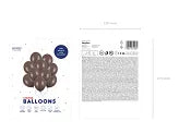 Baloane rezistente 30 cm, culoare pastel cacao maro