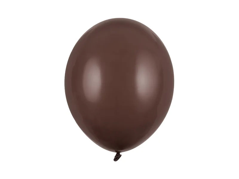 Baloane rezistente 30 cm, culoare pastel cacao maro