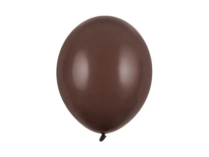 Baloane rezistente 30 cm, culoare pastel cacao maro