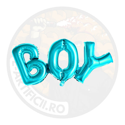 Balon din folie boy, 67 cm, albastru