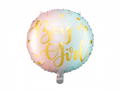 Balon din folie Boy or Girl 35 cm