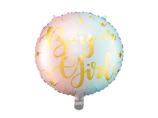 Balon din folie Boy or Girl 35 cm