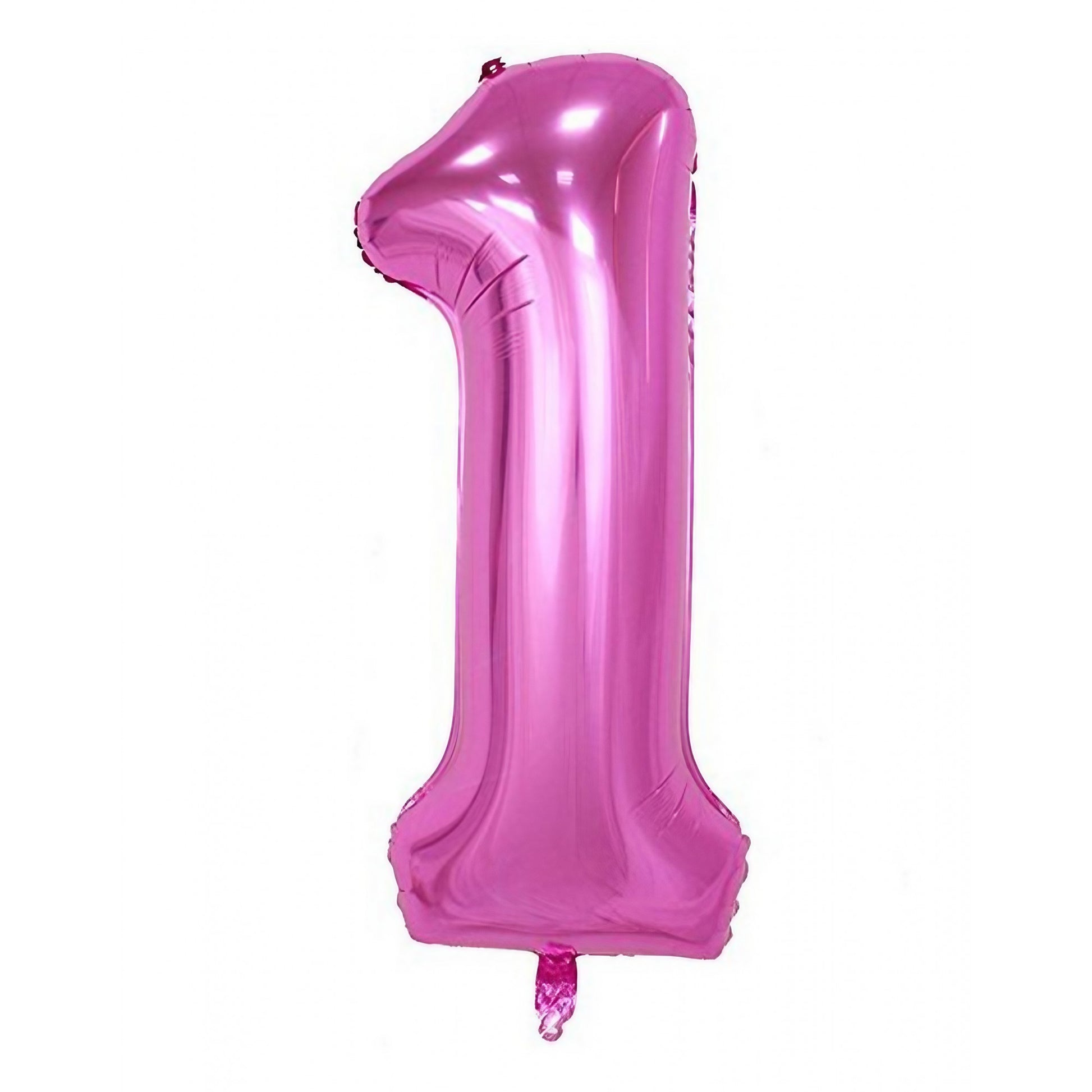Balon din Folie Klevo, Cifra 1, 81 cm, Pentru Aer sau Heliu, Mov