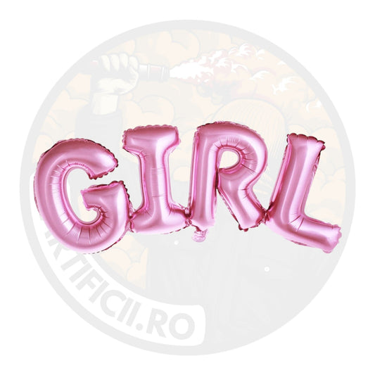 Balon din folie Girl, 67 cm, roz