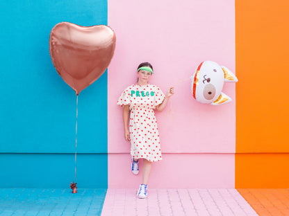Balon din folie Inimă auriu, 72x73 cm