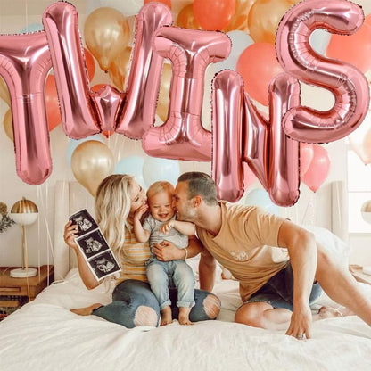 Balon Folie Metalizata Litera S, Klevo, 100 cm, Umflati cu Heliu sau Aer, Ambalaj Individual, Pai inclus, Rose Gold
