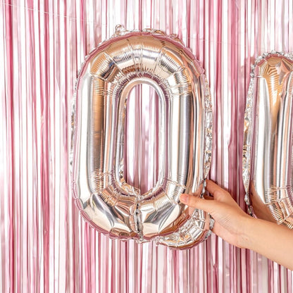 Balon Folie Metalizata Litera Q, Klevo, 80 cm, Umflati cu Heliu sau Aer, Ambalaj Individual, Pai inclus, Argintiu