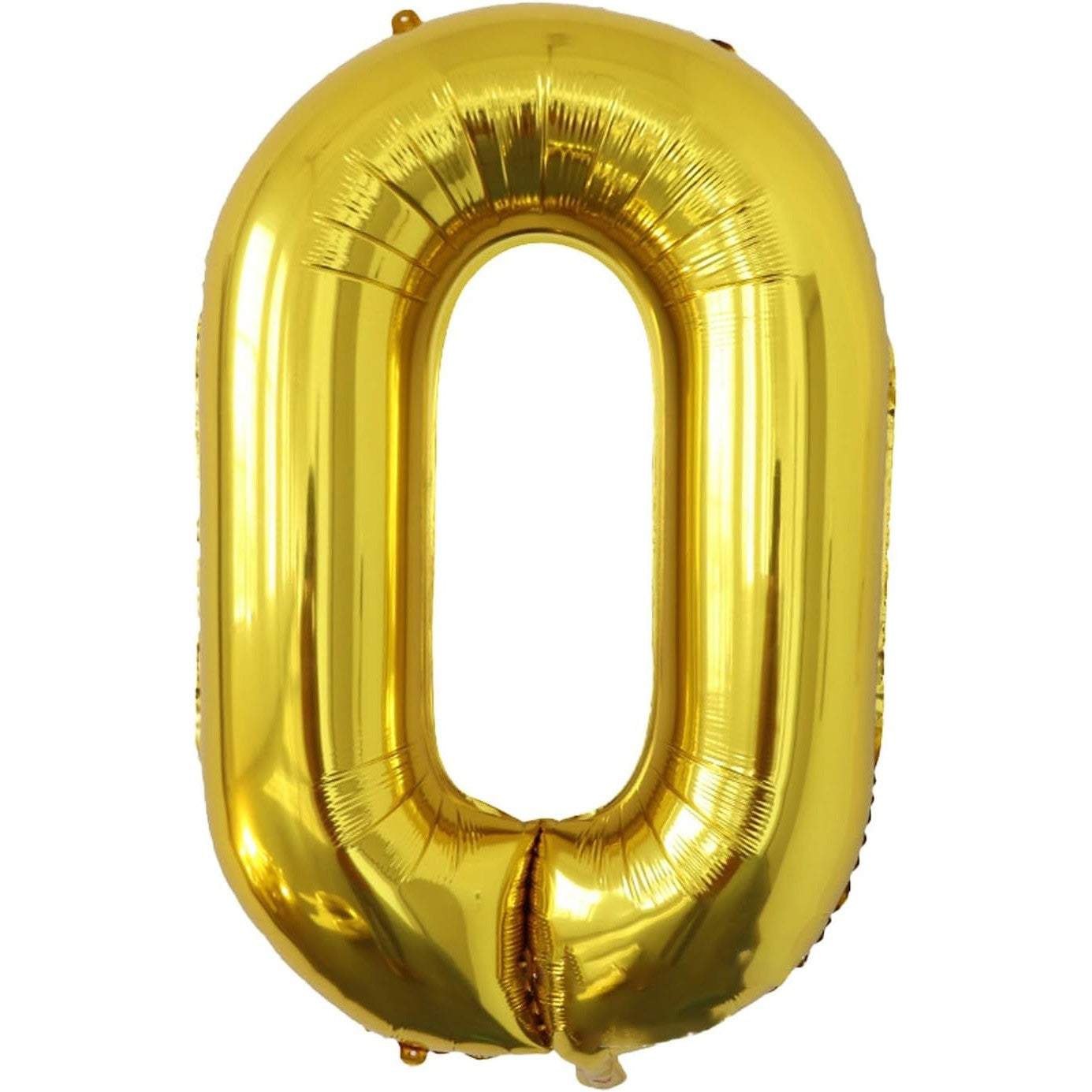 Balon Folie Metalizata Litera O, Klevo, 40 cm, Umflati cu Heliu sau Aer, Ambalaj Individual, Pai inclus, Auriu