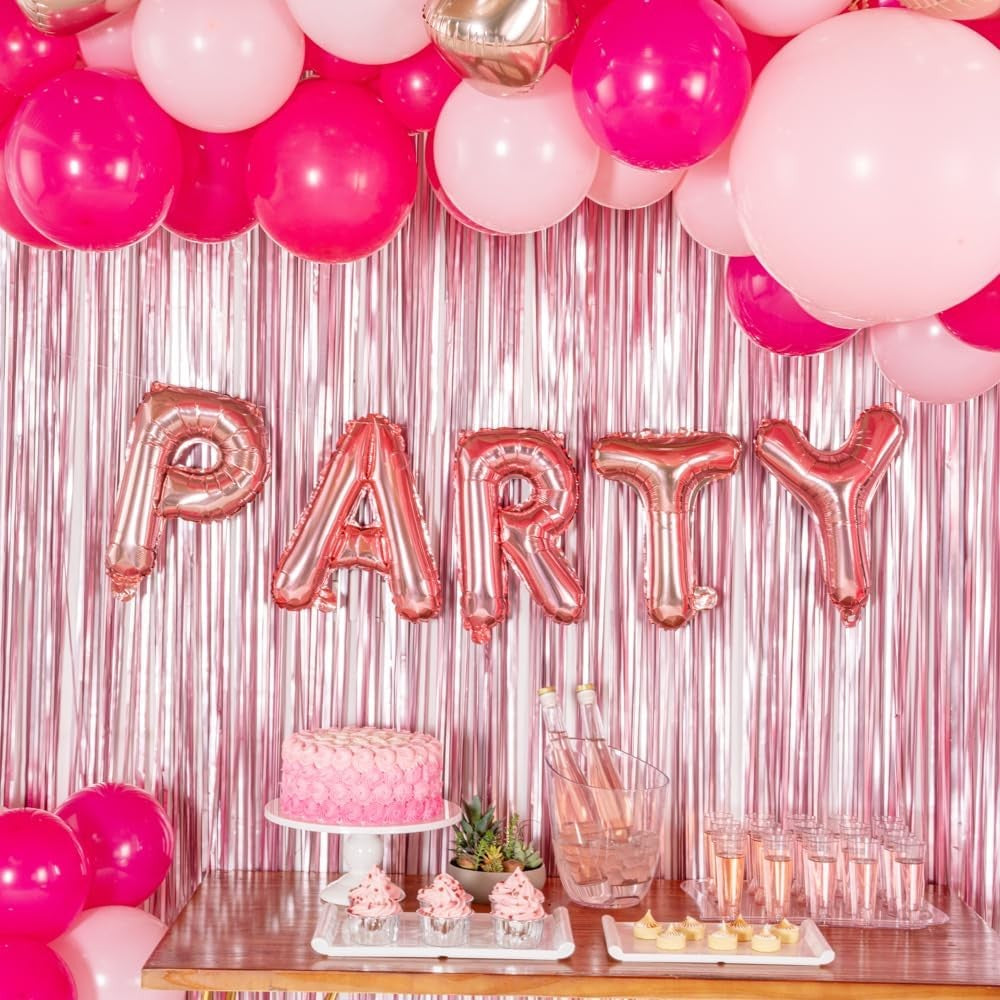 Balon Folie Metalizata Litera A, Klevo, 40 cm, Umflati cu Heliu sau Aer, Ambalaj Individual, Pai inclus, Rose Gold