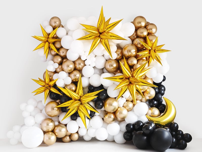 Balon din folie Stea 3D, 95 cm