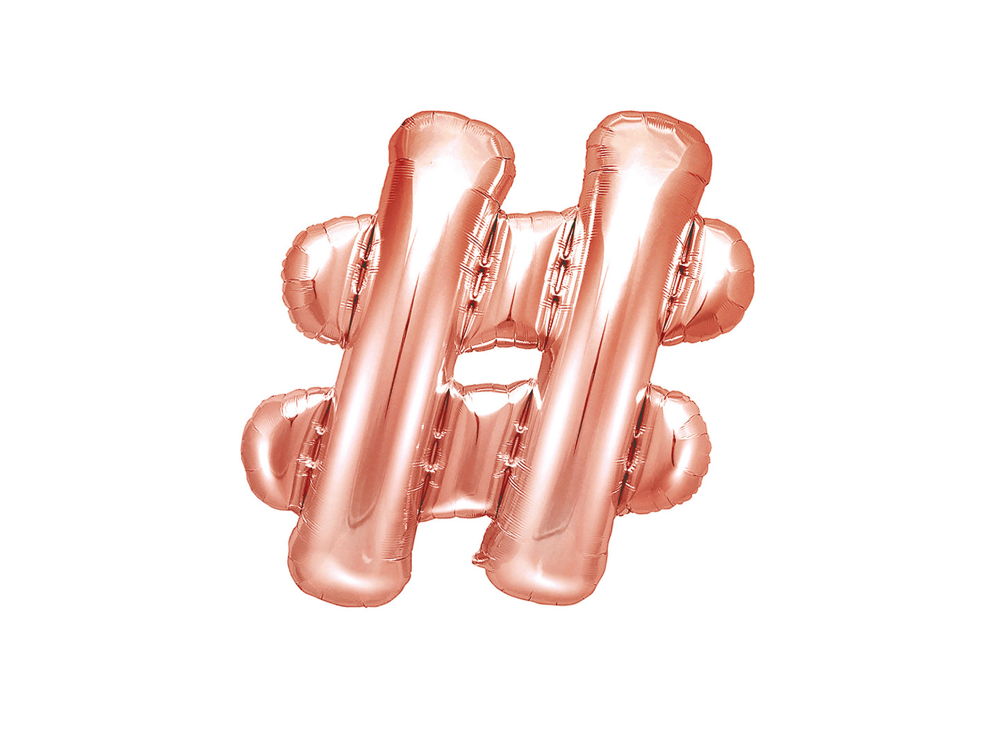 Balon folie #, 35cm, rose gold (1 buc.)
