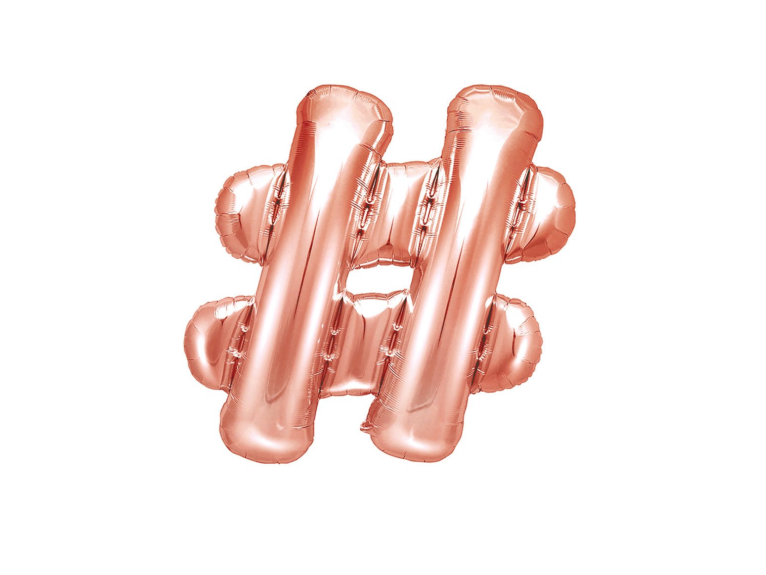 Balon folie #, 35cm, rose gold (1 buc.)
