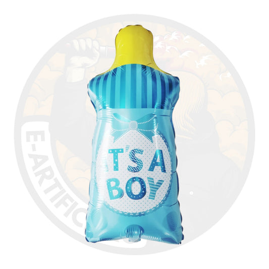 Balon folie botez / baby shower / gender reveal IT'S A BOY 37x75.5CM