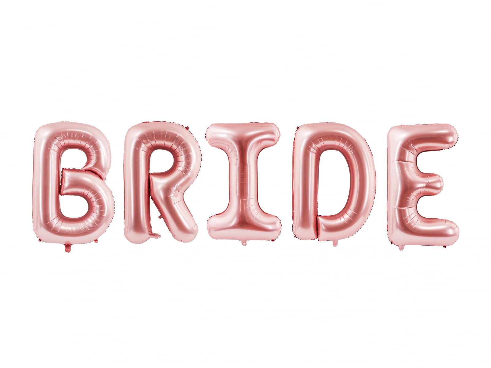 Balon folie Bride, 280x86cm, rose gold (1 buc.)