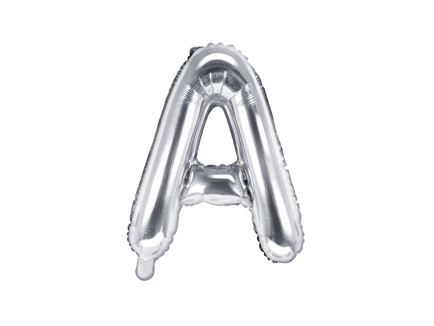 Balon folie Litera ''A'', 35cm, argintiu (1 buc.)