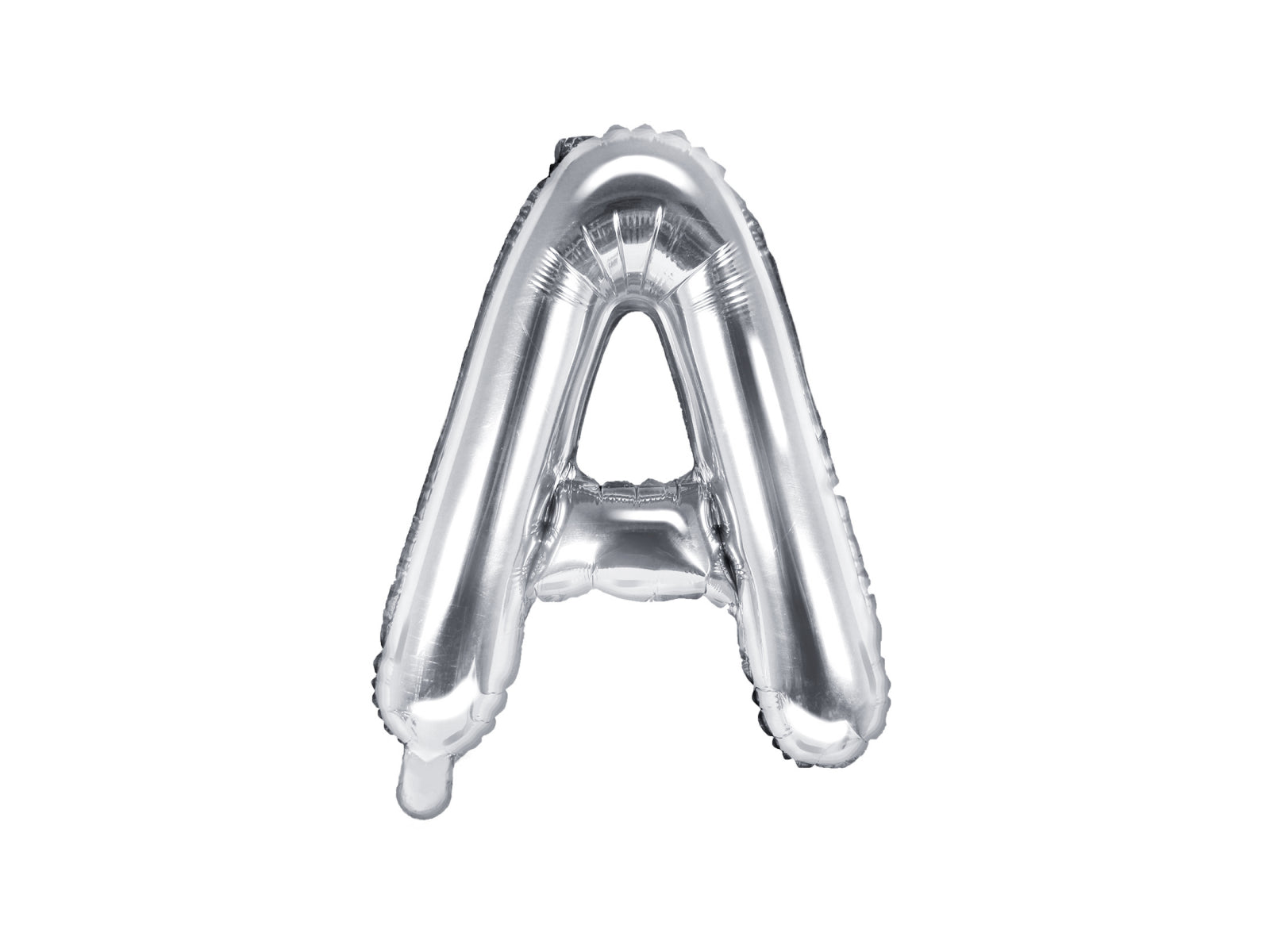 Balon folie Litera ''A'', 35cm, argintiu (1 buc.)