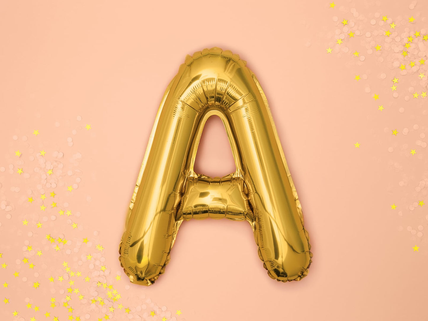 Balon folie Litera ''A'', 35cm, auriu (1 buc.)