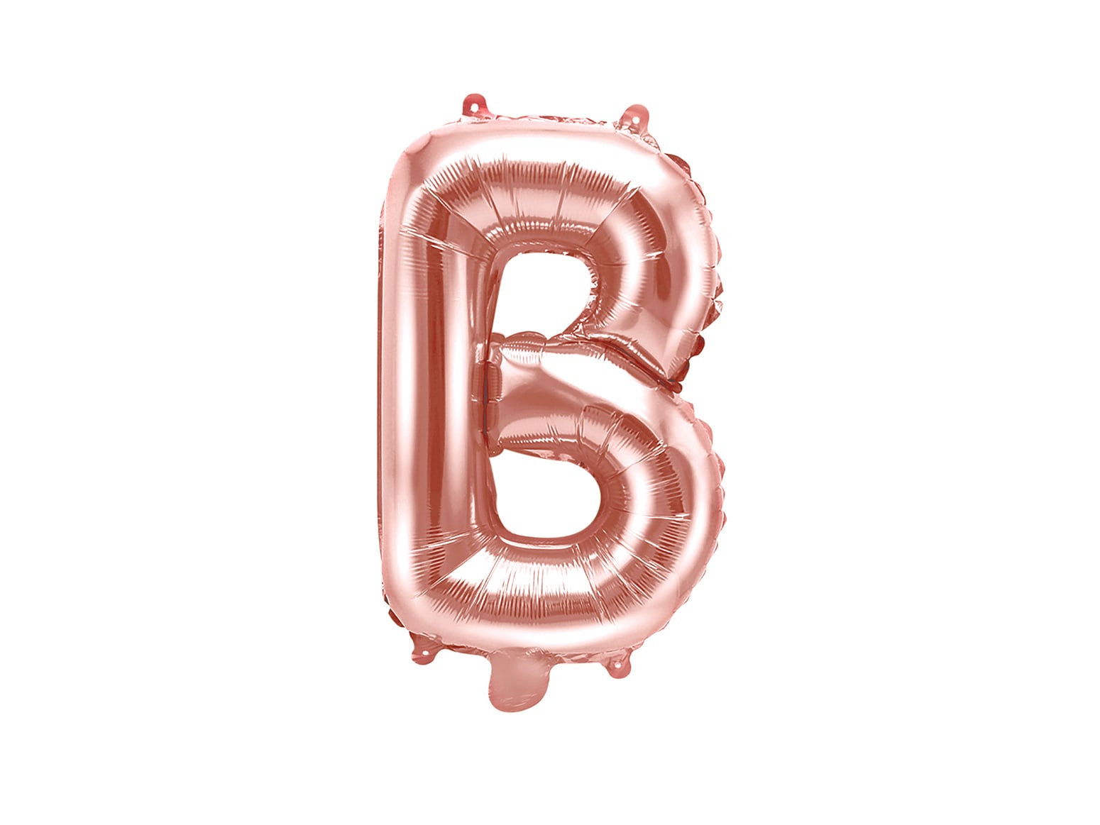 Balon folie Litera ''B'', 35cm, rose gold (1 buc.)