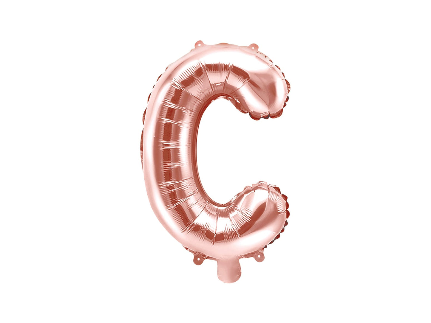 Balon folie Litera ''C'', 35cm, rose gold (1 buc.)