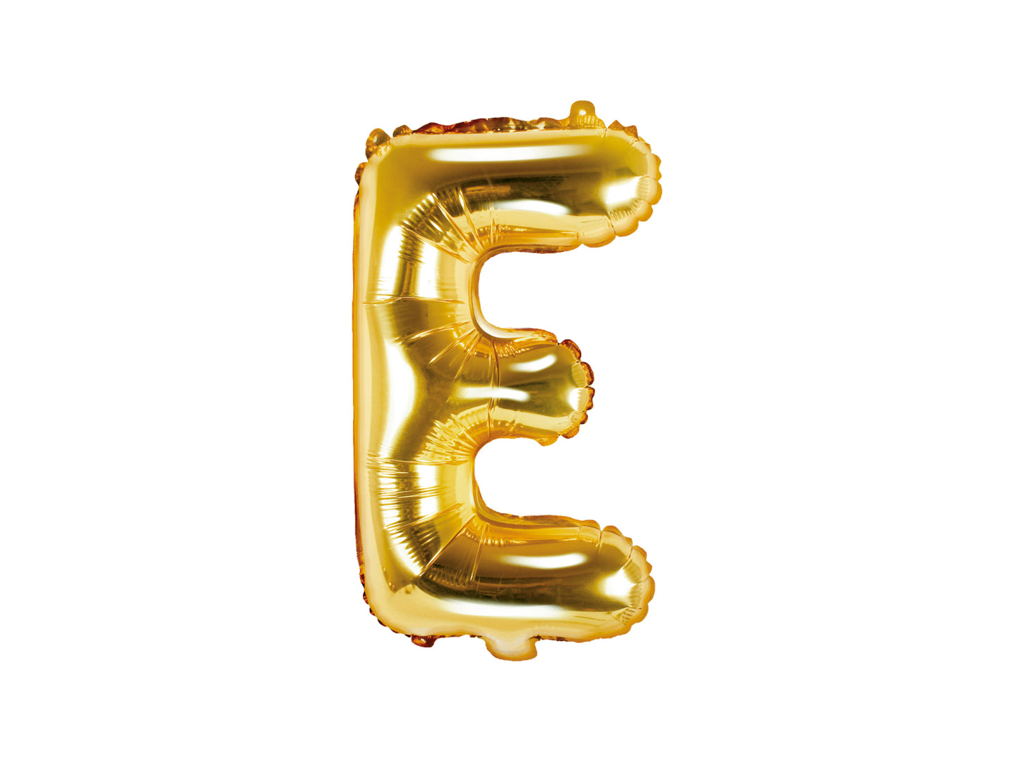 Balon folie Litera ''E'', 35cm, auriu (1 buc.)