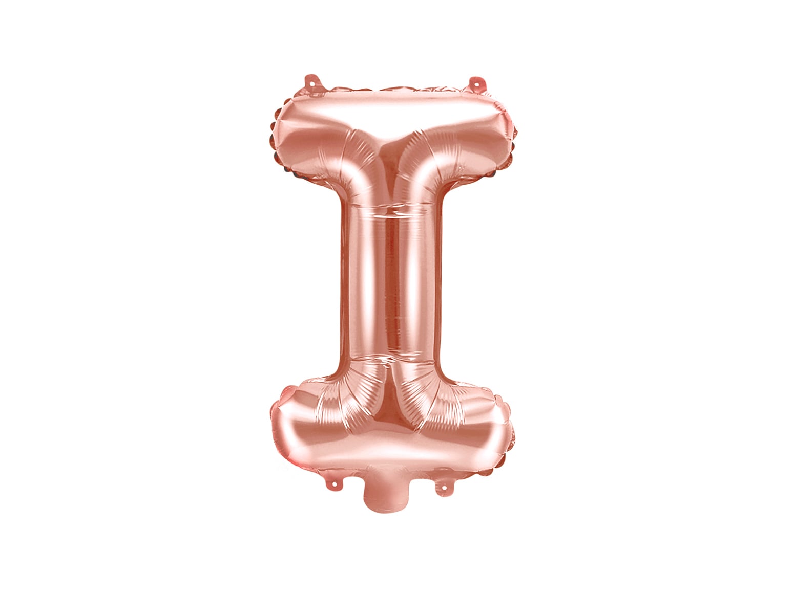 Balon folie Litera ''I'', 35cm, rose gold (1 buc.)