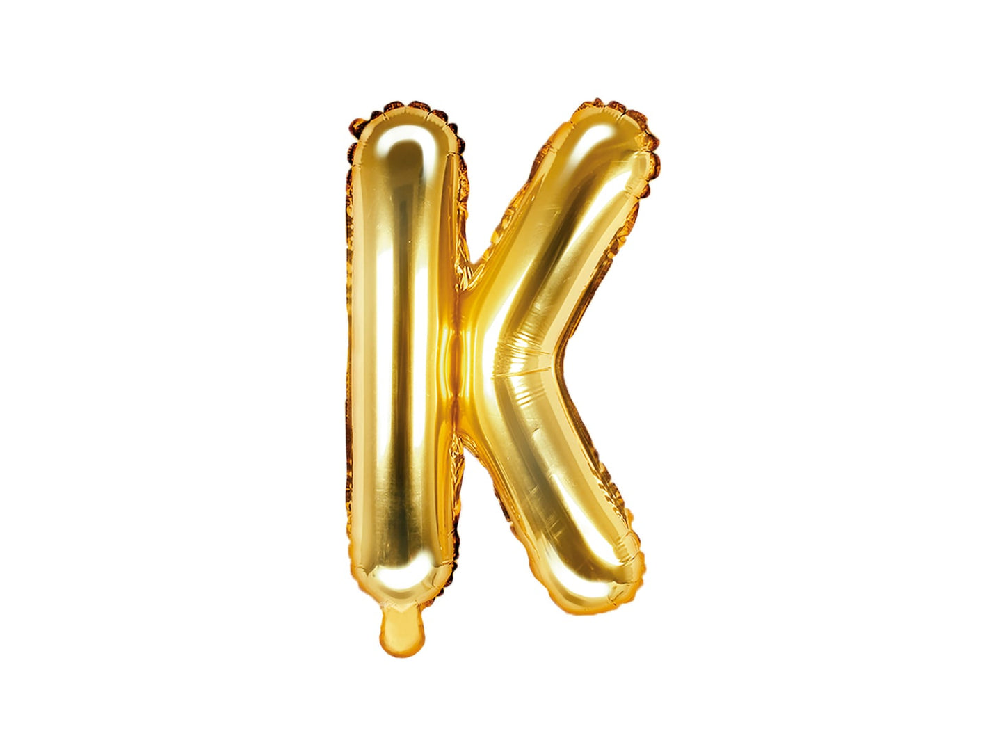 Balon folie Litera ''K'', 35cm, auriu (1 buc.)