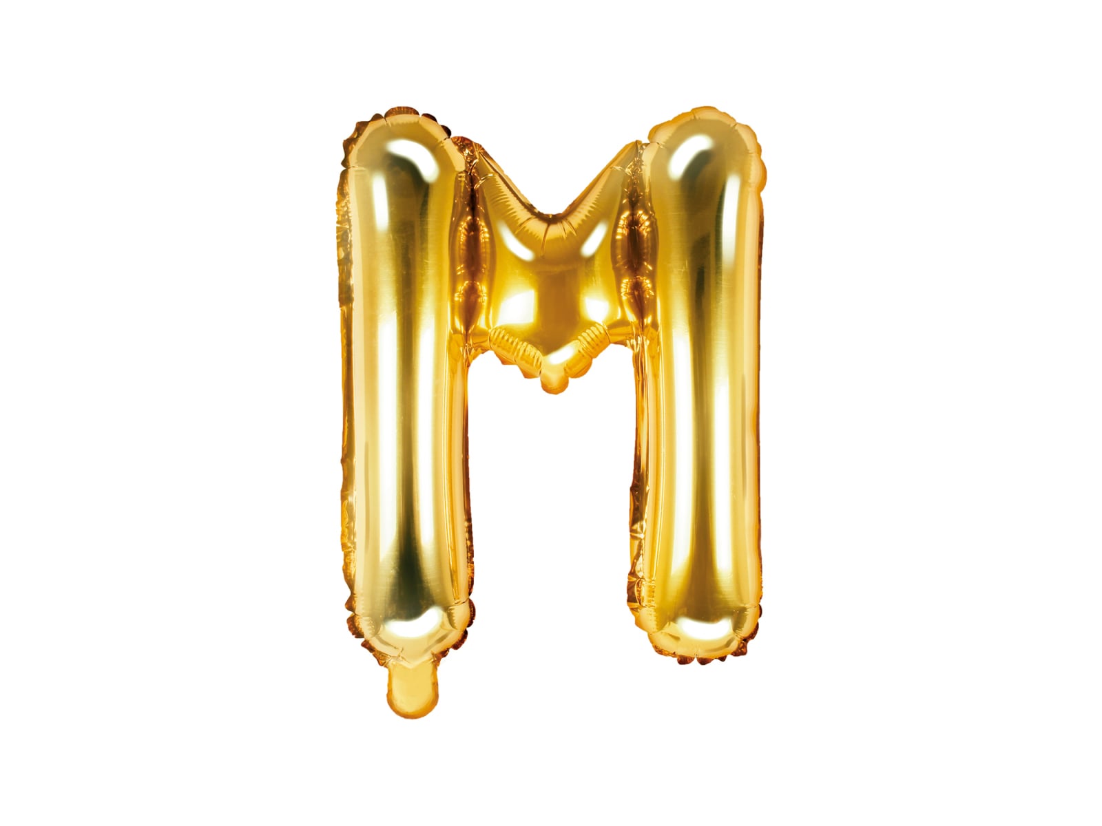 Balon folie Litera ''M'', 35cm, auriu (1 buc.)