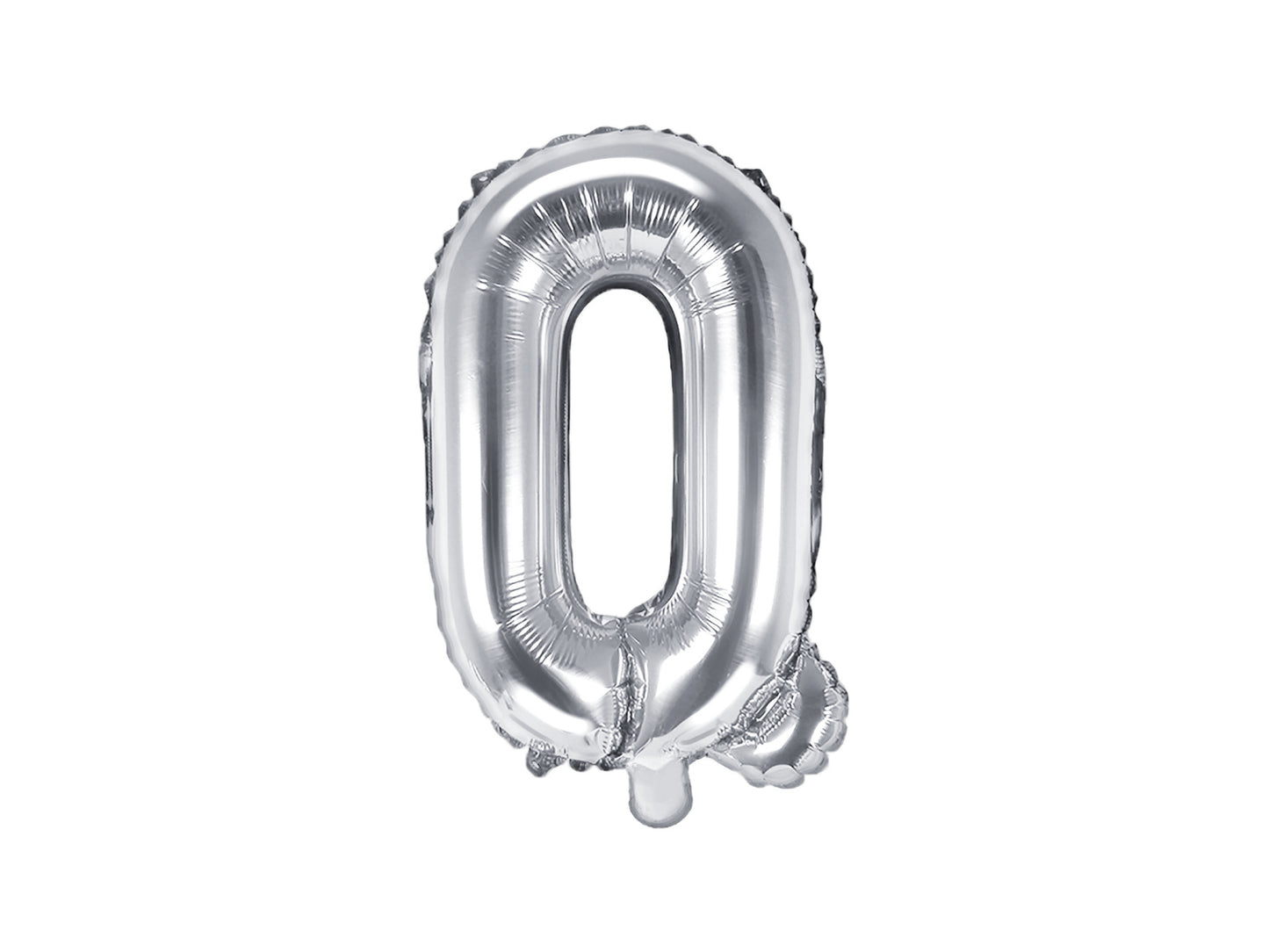 Balon folie Litera ''Q'', 35cm, argintiu (1 buc.)