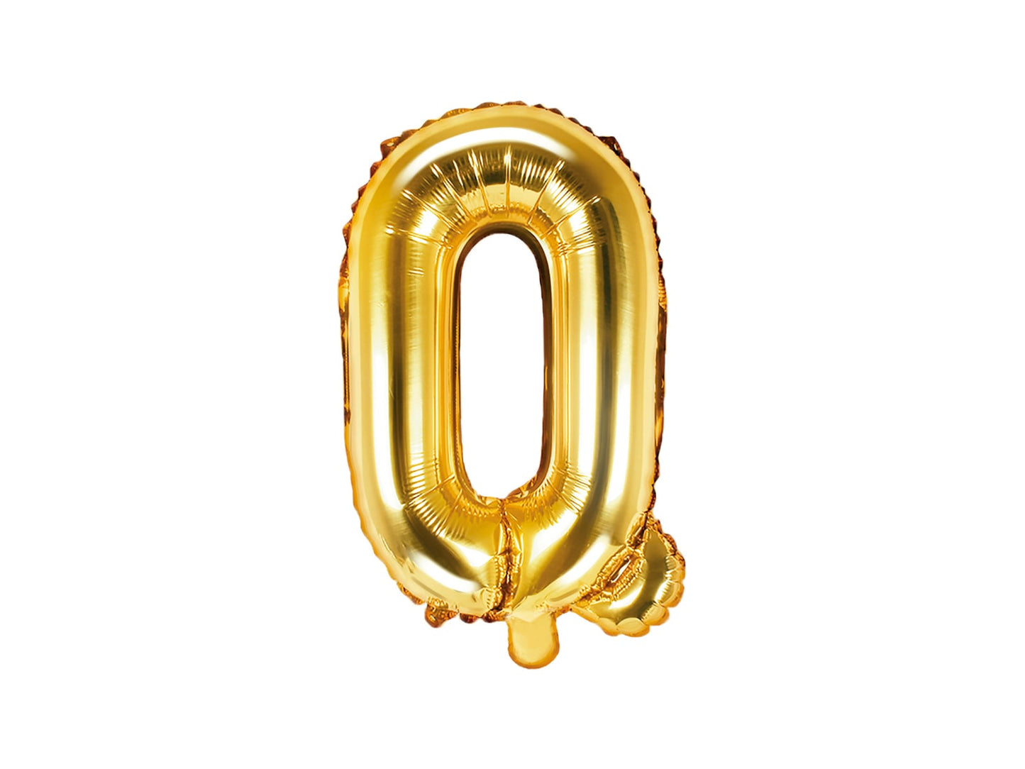 Balon folie Litera ''Q'', 35cm, auriu (1 buc.)