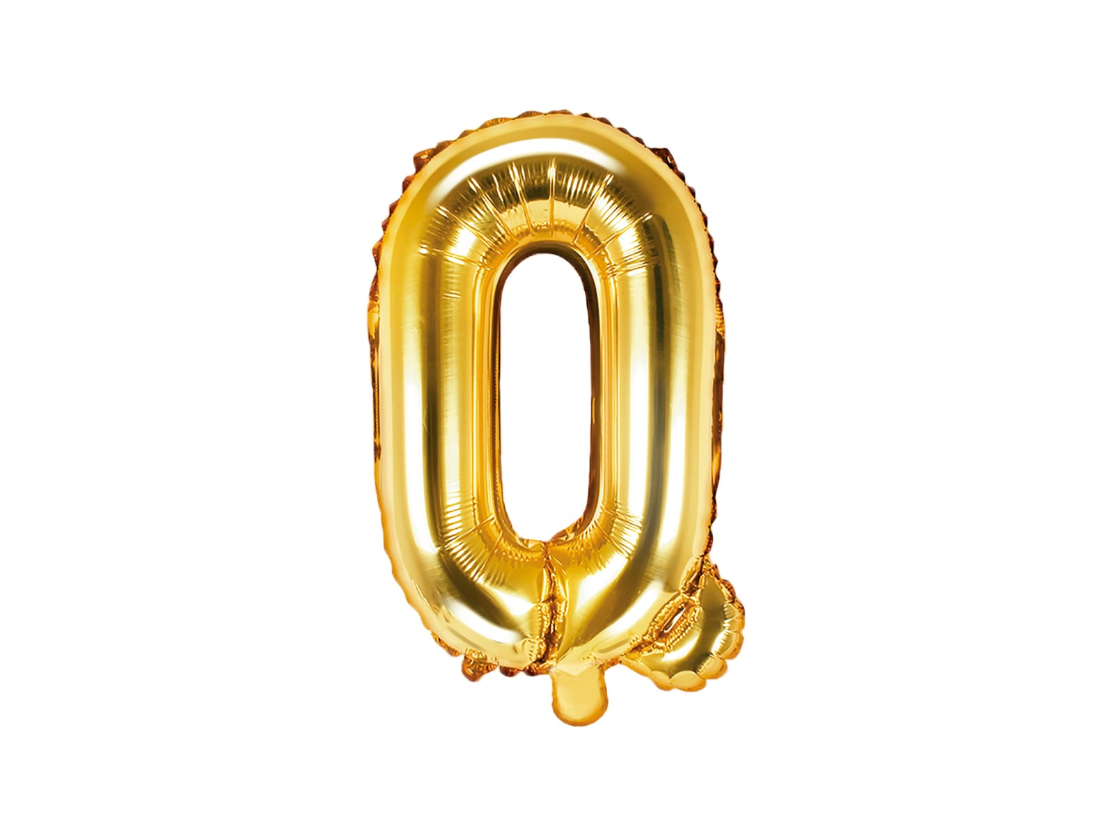 Balon folie Litera ''Q'', 35cm, auriu (1 buc.)