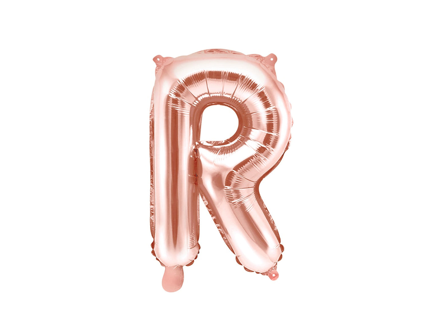 Balon folie Litera ''R'', 35cm, rose gold (1 buc.)