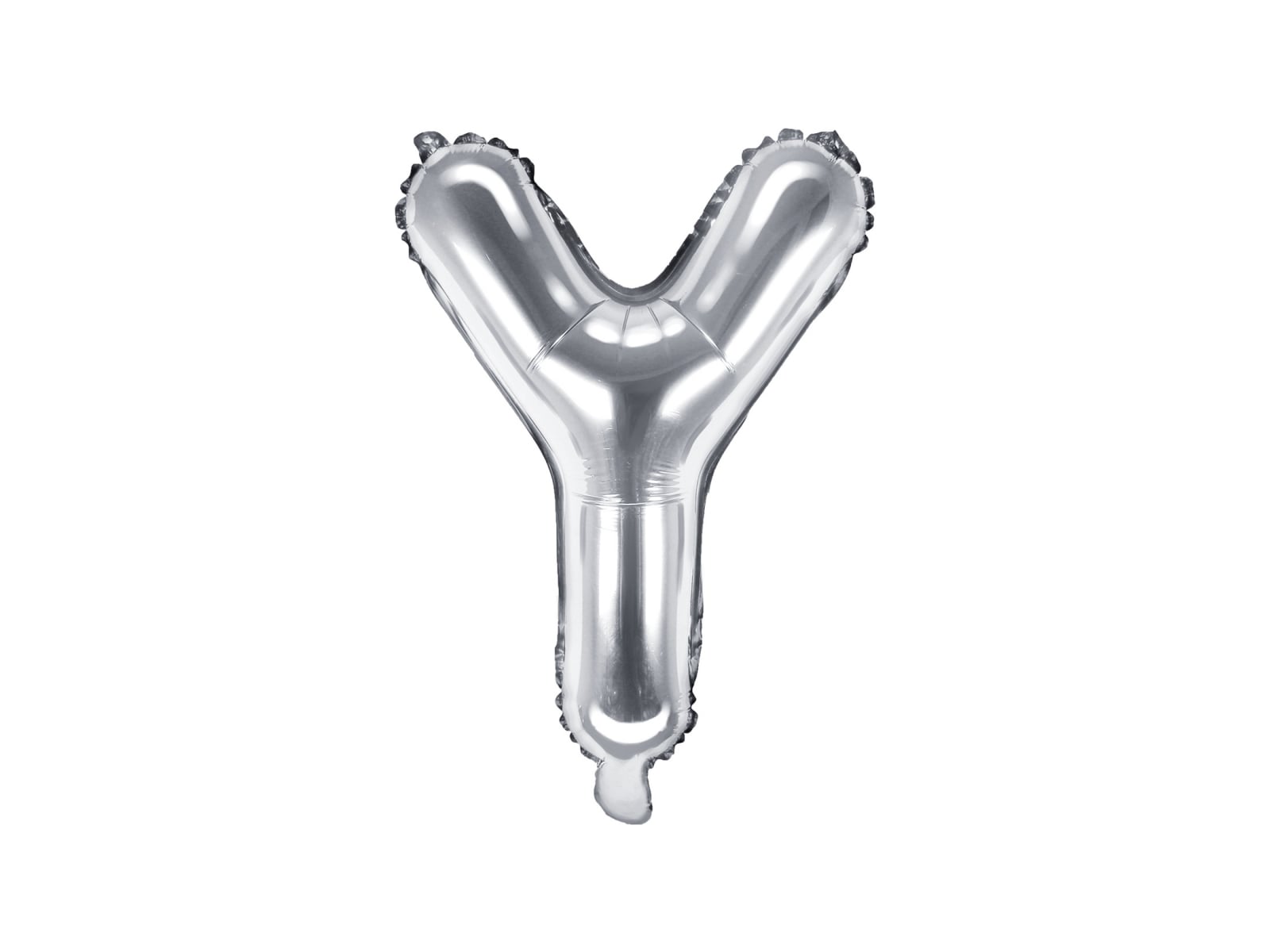 Balon folie Litera ''Y'', 35cm, argintiu (1 buc.)