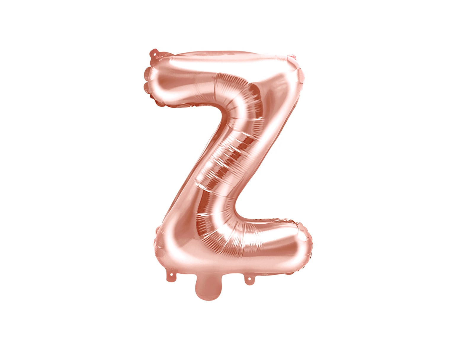 Balon folie Litera ''Z'', 35cm, rose gold (1 buc.)