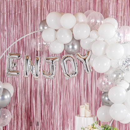Balon Folie Metalizata Litera J, Klevo, 80 cm, Umflati cu Heliu sau Aer, Ambalaj Individual, Pai inclus, Argintiu