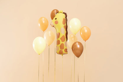 Balon folie Numărul 1 - Girafa, 42x90 cm, mix (1 pachet / 1 buc.)