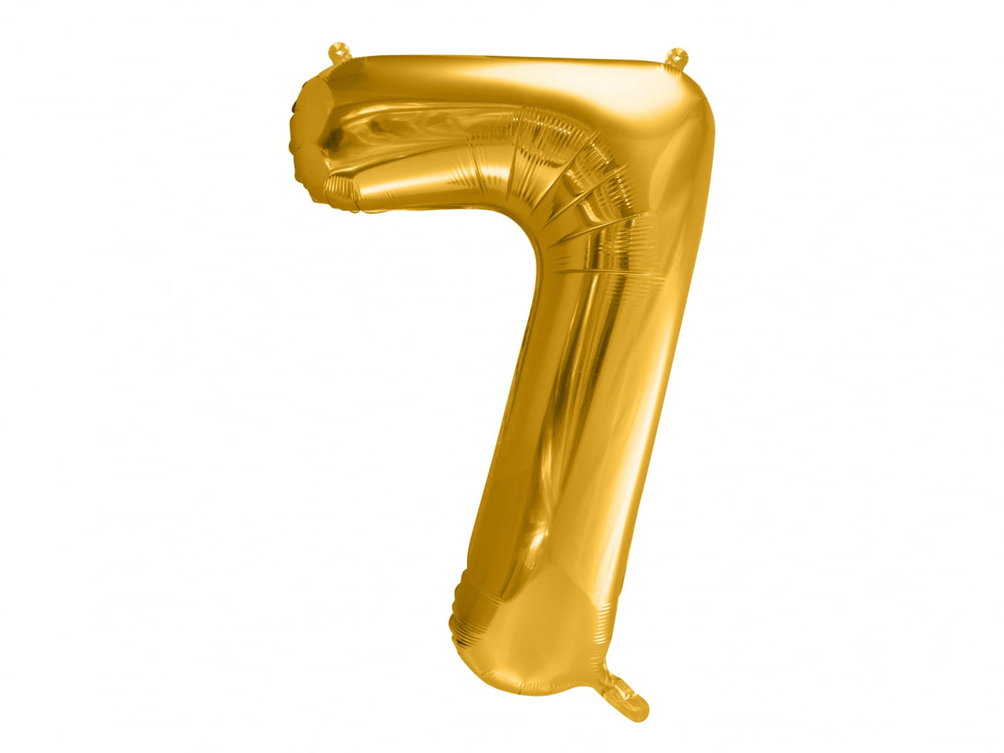 Balon folie Numărul "7", 86 cm, auriu (1 pachet / 1 buc.)