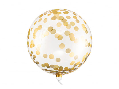 Balon Folie Orbz, Buline Aurii - 40 cm