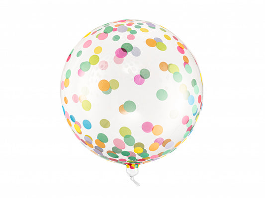 Balon Folie Orbz, Buline Colorate - 40 cm