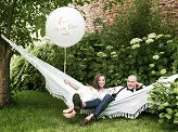 Balon gigant 1 m, Dragostea e în aer, alb