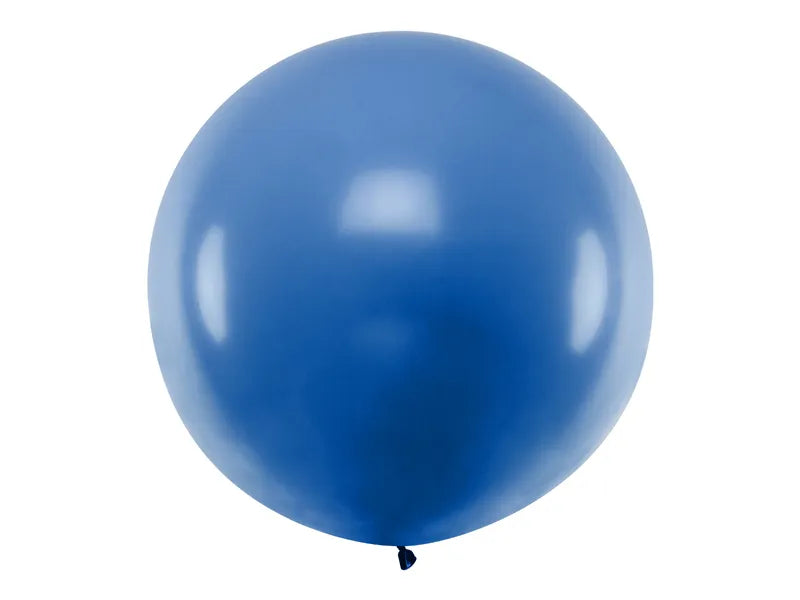 Balon rotund 1m, albastru pastel