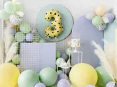 Balon rotund 1m, crem pastel