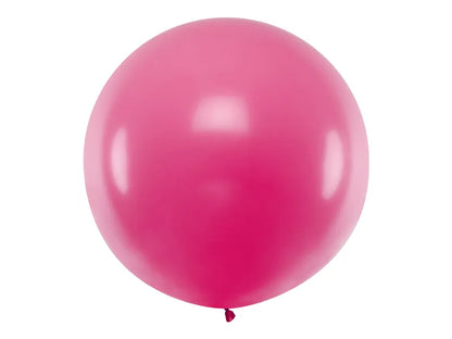 Balon rotund 1m, fuchsia pastel