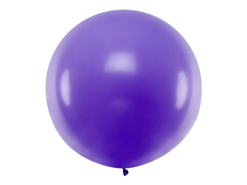 Balon rotund 1m, lavandă pastel