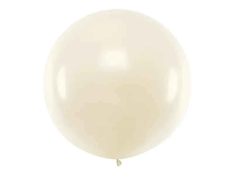 Balon rotund 1m, perlă metalică