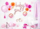 Balon rotund 1m, roz pastel