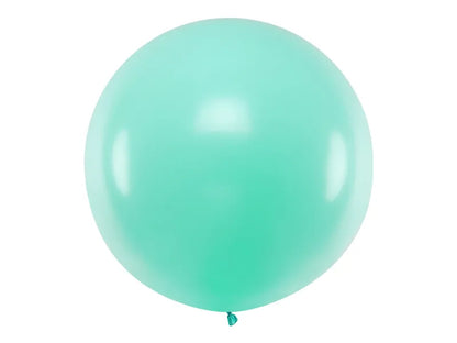 Balon rotund 1m, verde pastel deschis