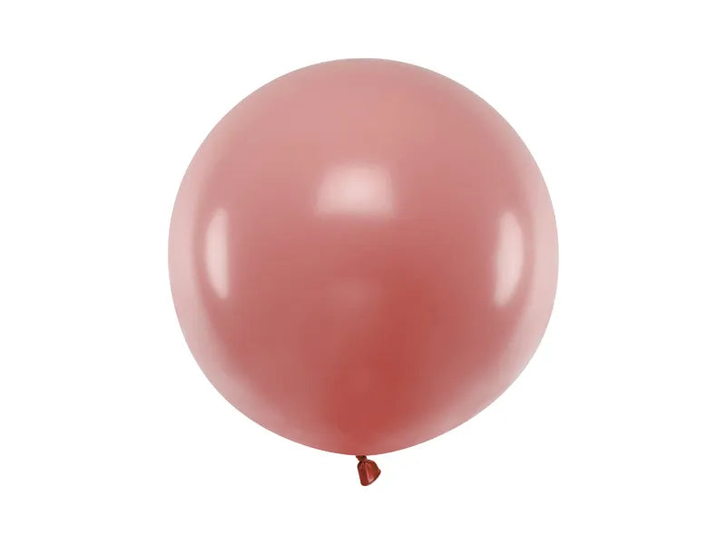 Balon rotund 60 cm, Pastel Wild Rose Balon rotund în culoarea Pastel Wild Rose, diametru 60 cm.