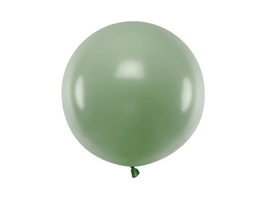 Balon rotund 60 cm, verde rozmarin pastel