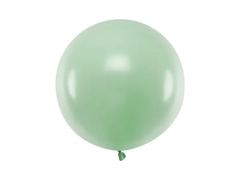 Balon rotund 60cm, culoare pastel fistic