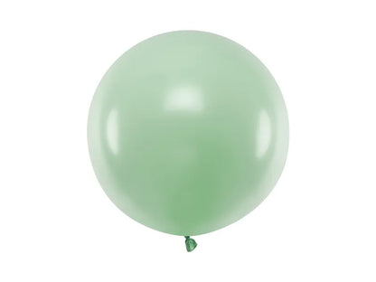 Balon rotund 60cm, culoare pastel fistic